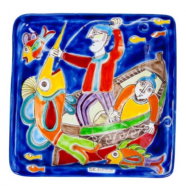 Squared Plate 24x24 DS 35 Fishermen Squared Plate 24x24 DS 35 Fishermen